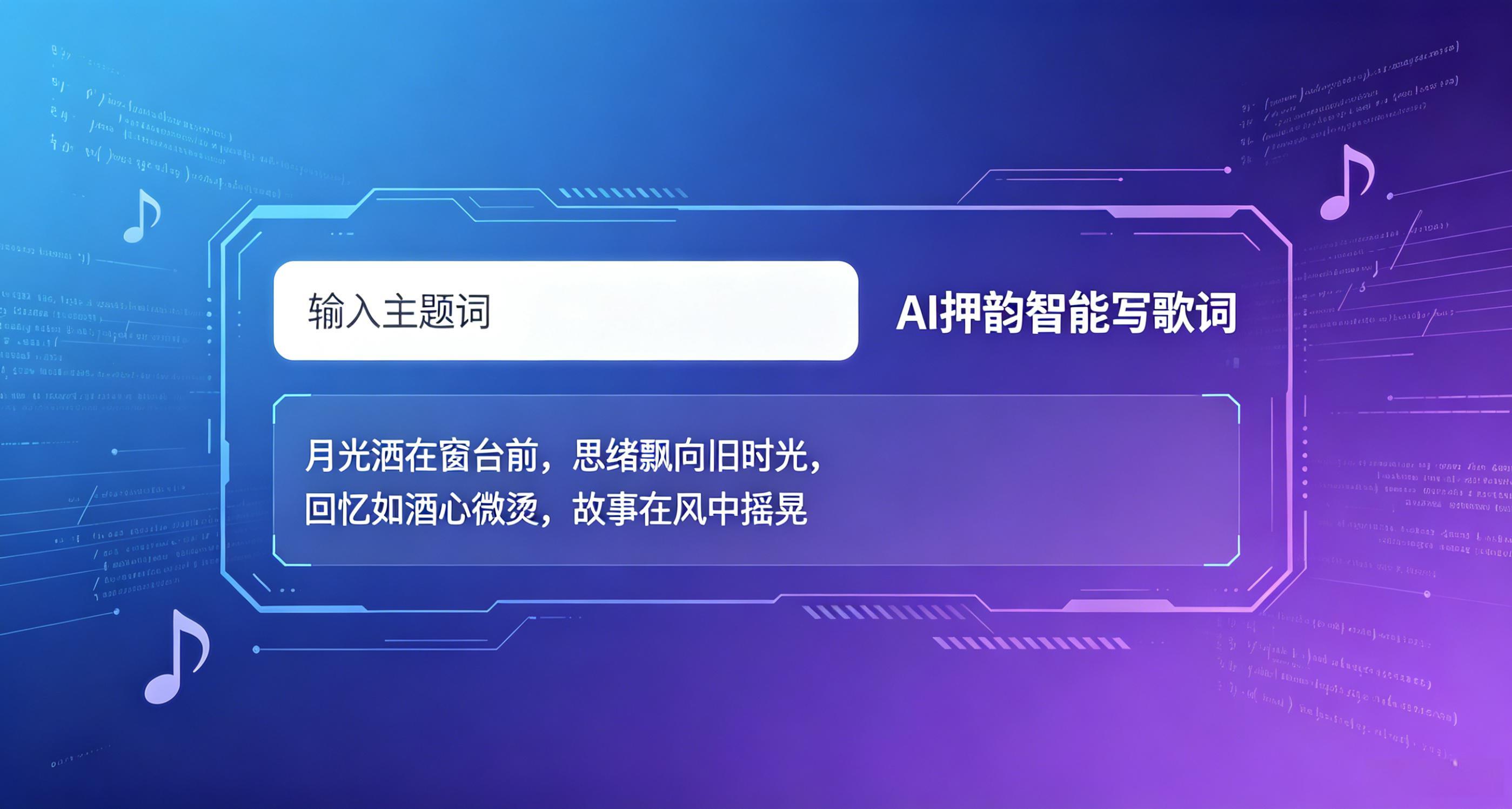 妙笔生歌的押韵写歌词
